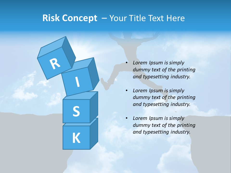 Man Top Happiness PowerPoint Template