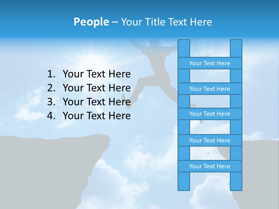 Man Top Happiness PowerPoint Template