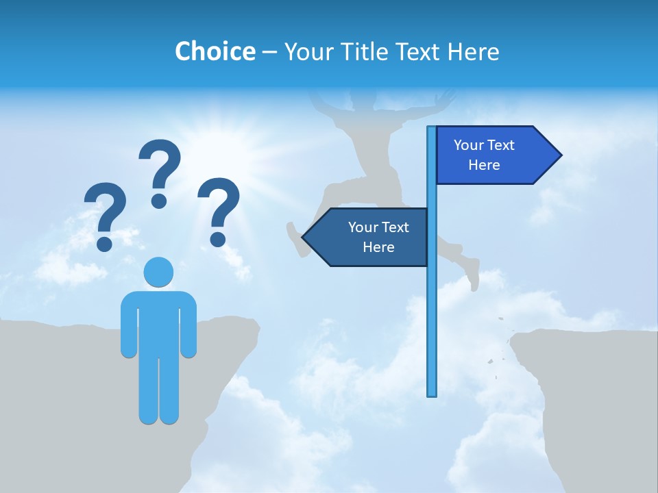 Man Top Happiness PowerPoint Template