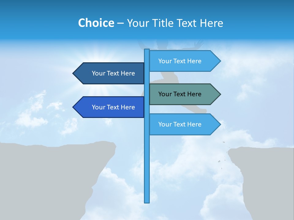 Man Top Happiness PowerPoint Template