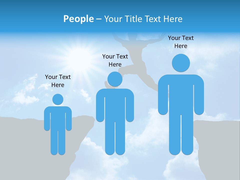 Man Top Happiness PowerPoint Template