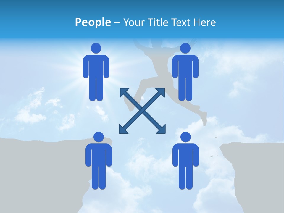 Man Top Happiness PowerPoint Template