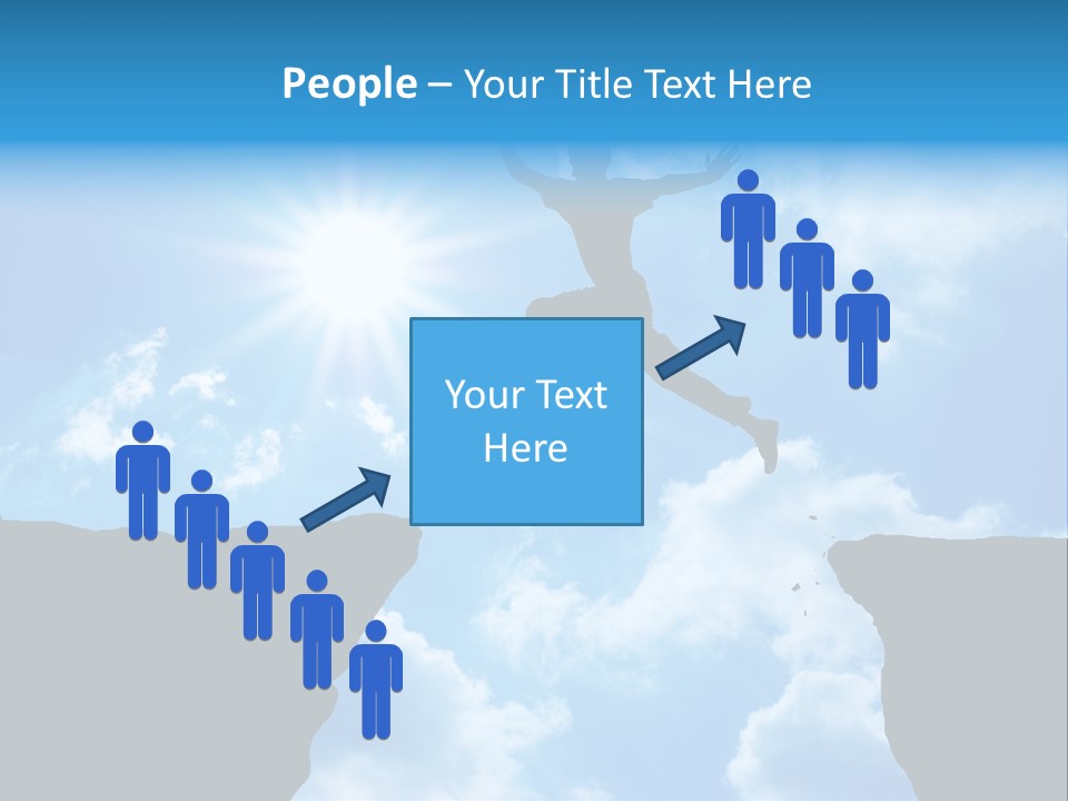 Man Top Happiness PowerPoint Template