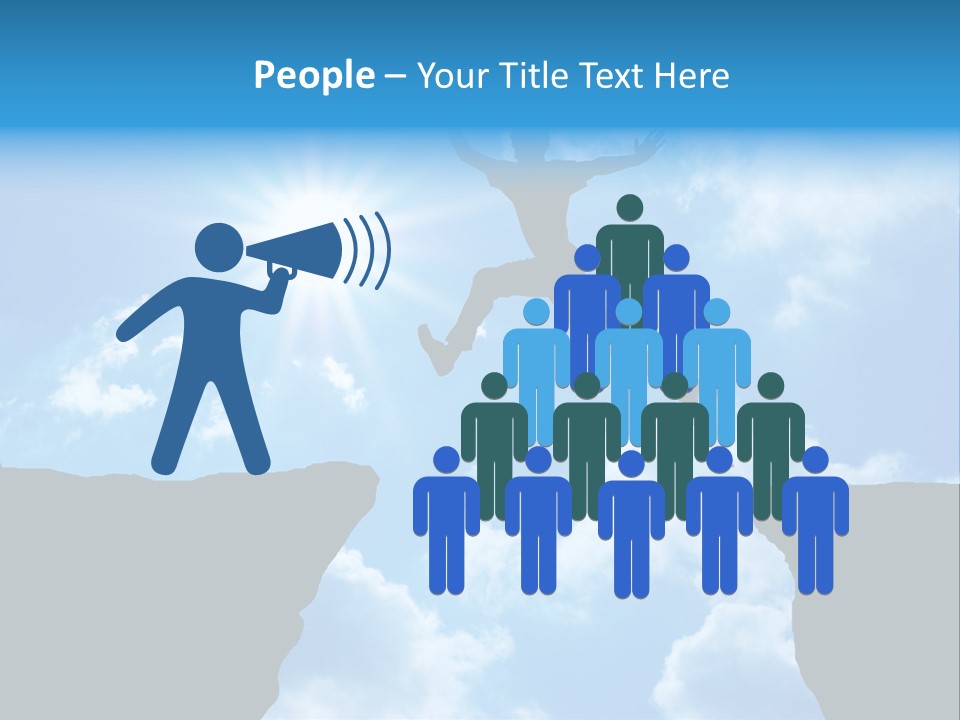 Man Top Happiness PowerPoint Template