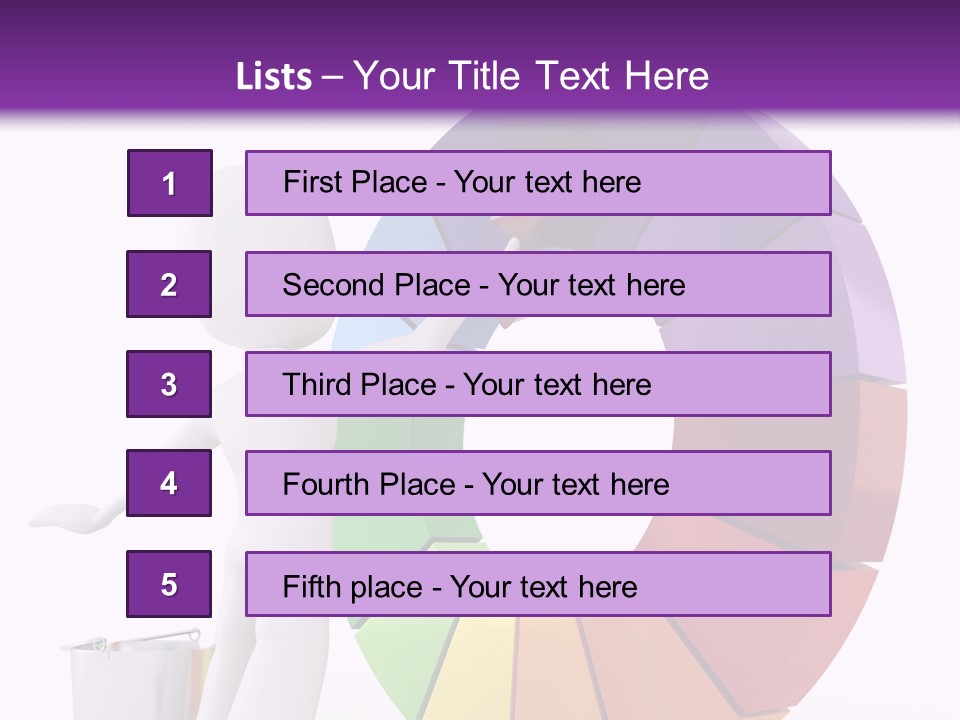 Roller Image Manual PowerPoint Template