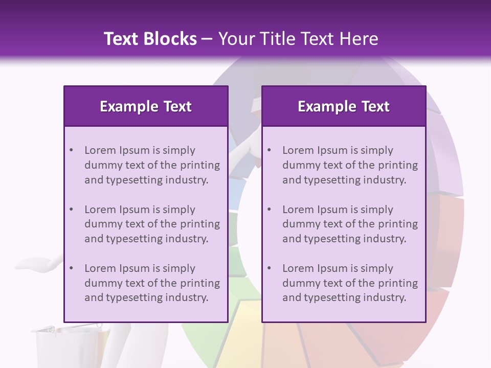 Roller Image Manual PowerPoint Template