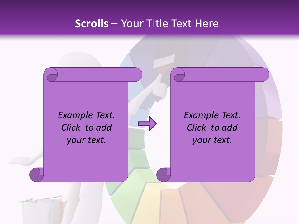 Roller Image Manual PowerPoint Template