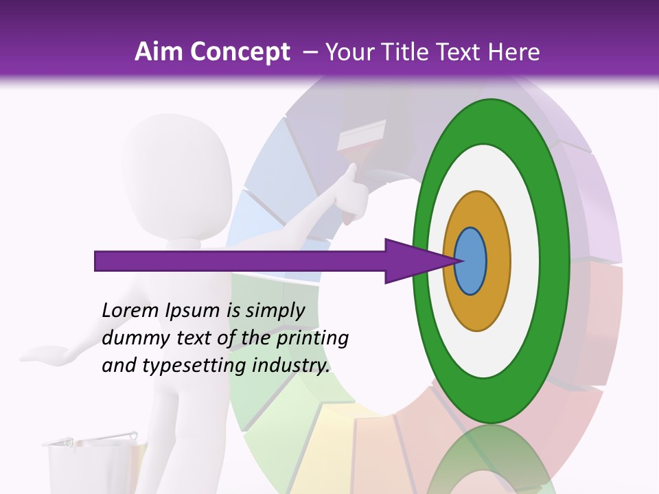 Roller Image Manual PowerPoint Template