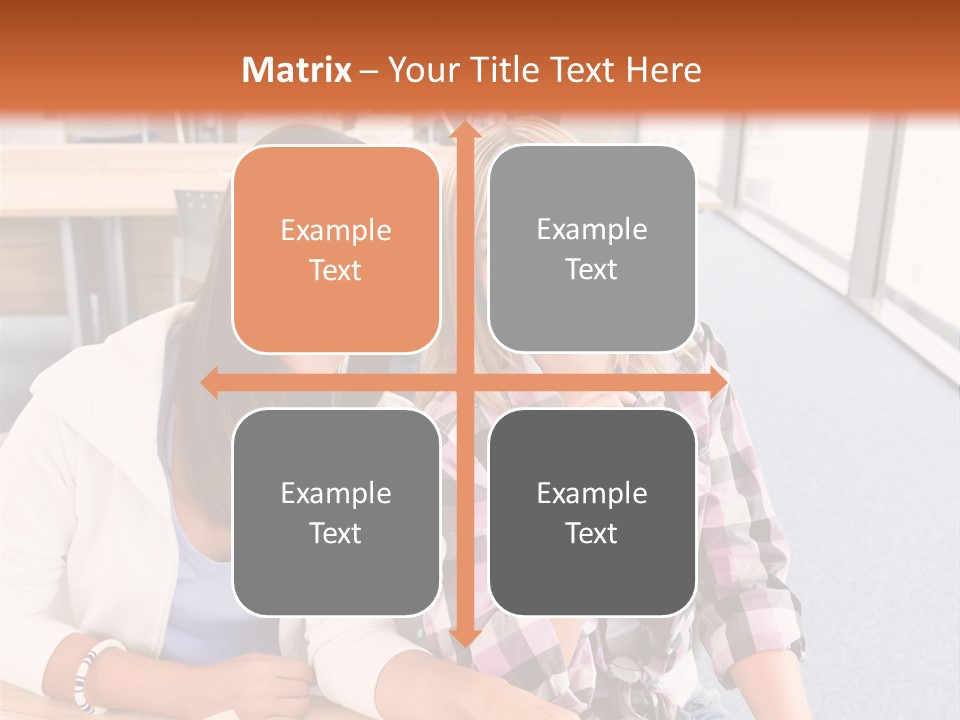 Woman Classroom Happy PowerPoint Template