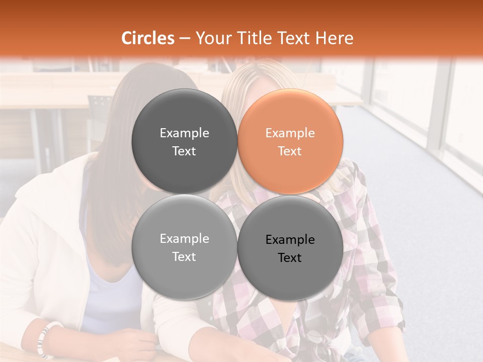 Woman Classroom Happy PowerPoint Template