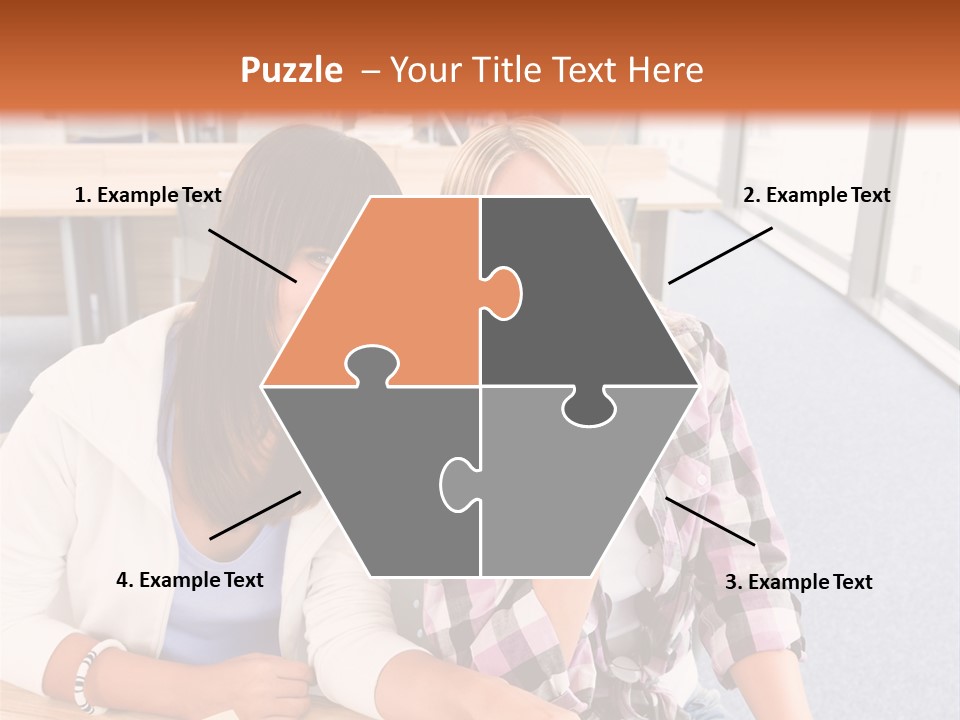 Woman Classroom Happy PowerPoint Template