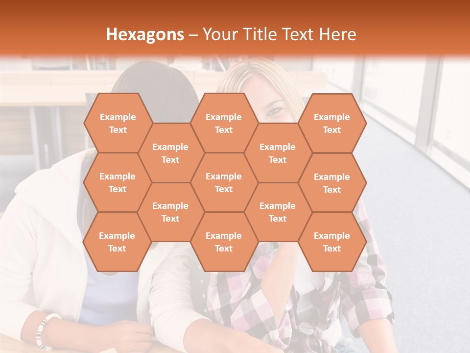 Woman Classroom Happy PowerPoint Template