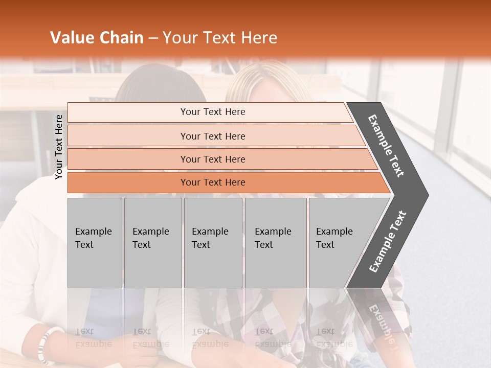 Woman Classroom Happy PowerPoint Template
