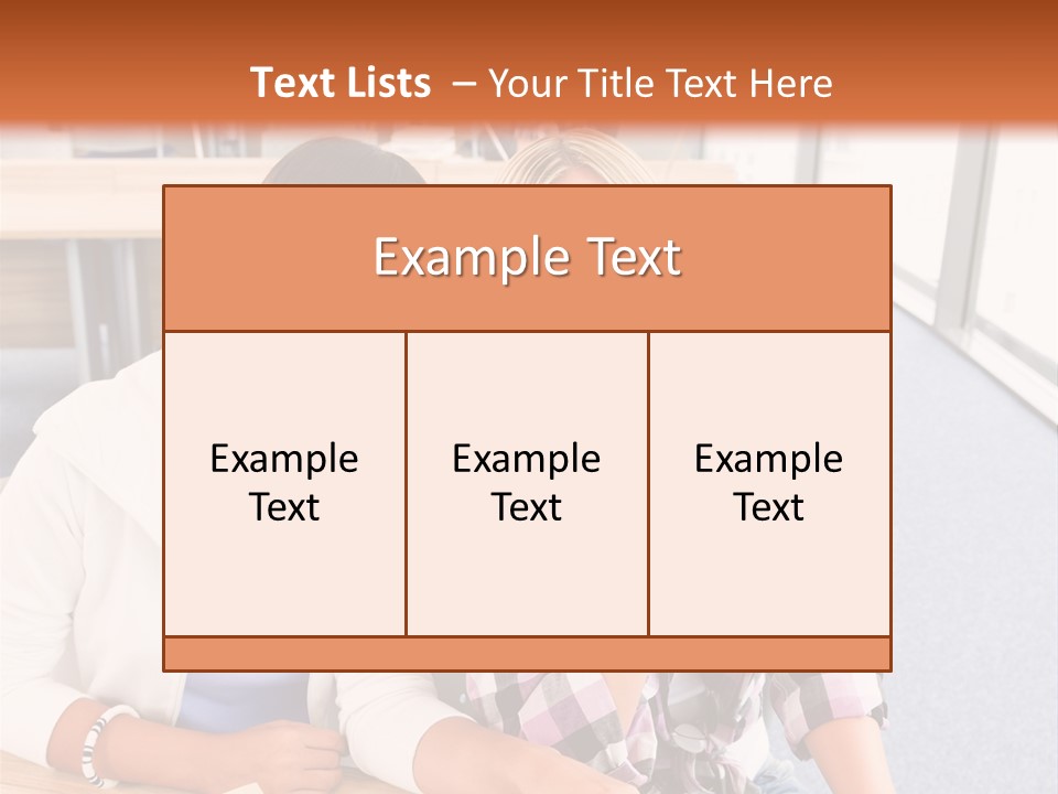 Woman Classroom Happy PowerPoint Template