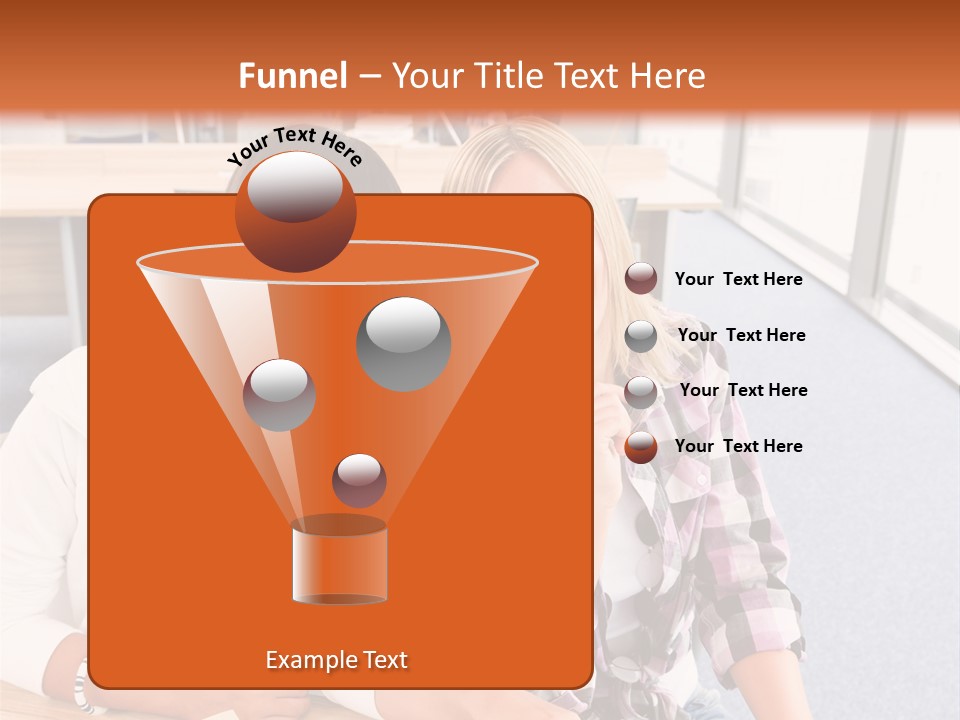 Woman Classroom Happy PowerPoint Template