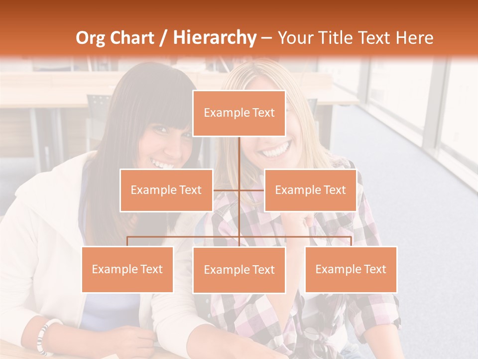 Woman Classroom Happy PowerPoint Template