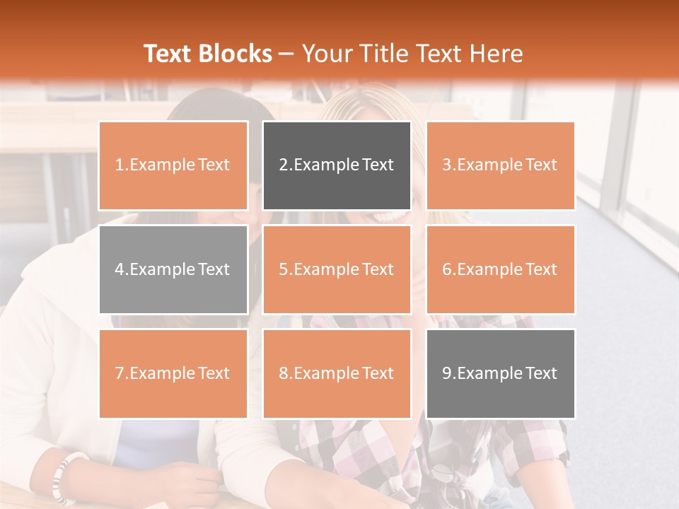 Woman Classroom Happy PowerPoint Template