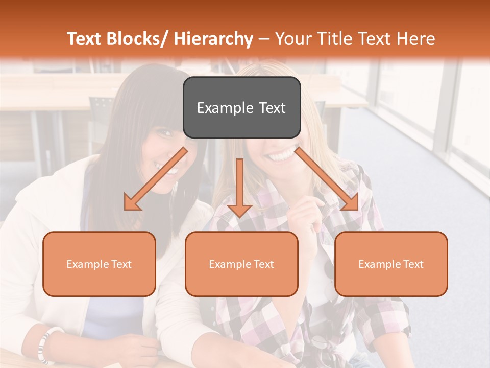 Woman Classroom Happy PowerPoint Template
