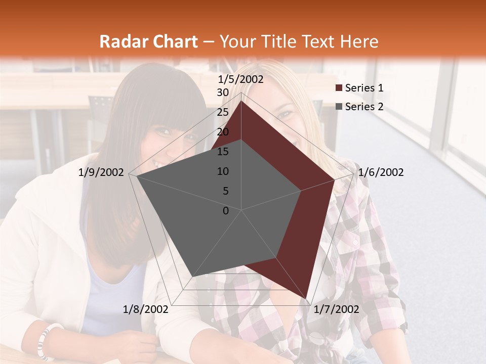 Woman Classroom Happy PowerPoint Template