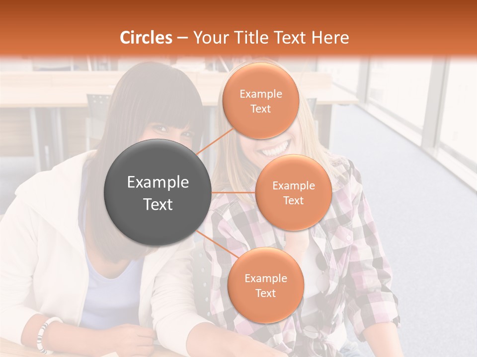 Woman Classroom Happy PowerPoint Template