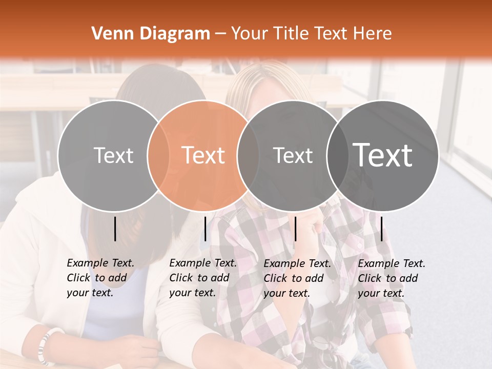 Woman Classroom Happy PowerPoint Template