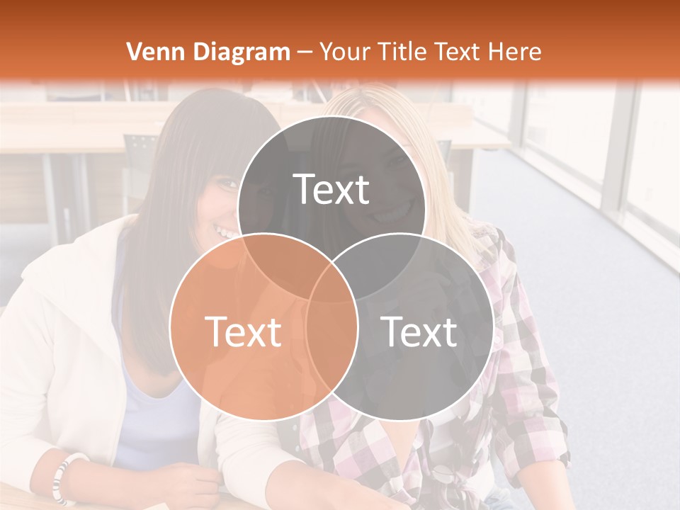 Woman Classroom Happy PowerPoint Template