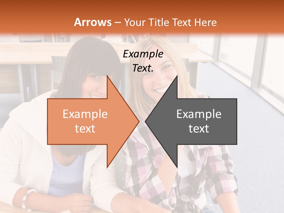 Woman Classroom Happy PowerPoint Template