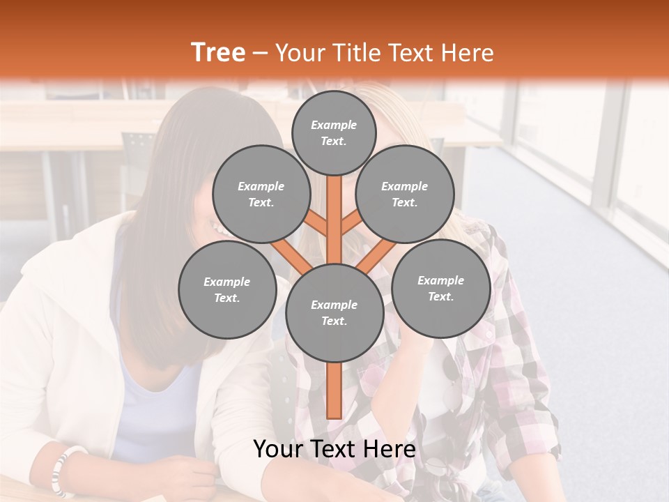 Woman Classroom Happy PowerPoint Template