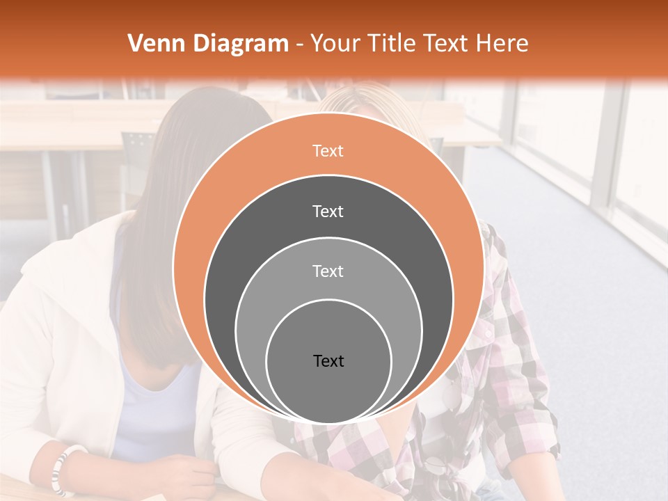 Woman Classroom Happy PowerPoint Template