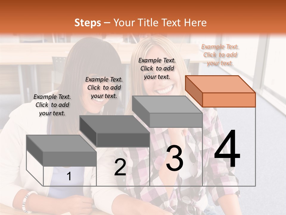 Woman Classroom Happy PowerPoint Template