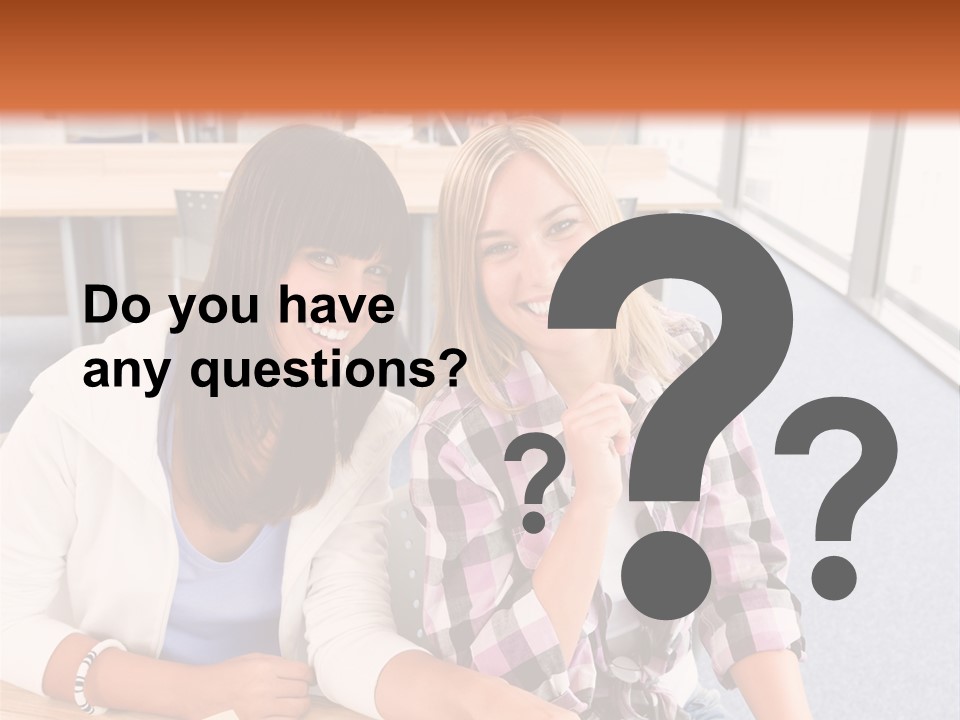 Woman Classroom Happy PowerPoint Template