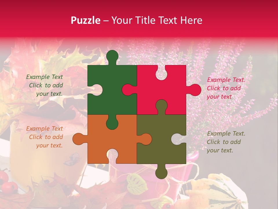 Garden Pot Growing PowerPoint Template