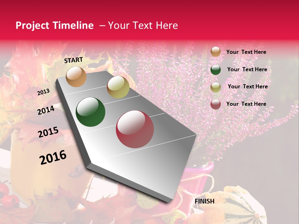 Garden Pot Growing PowerPoint Template