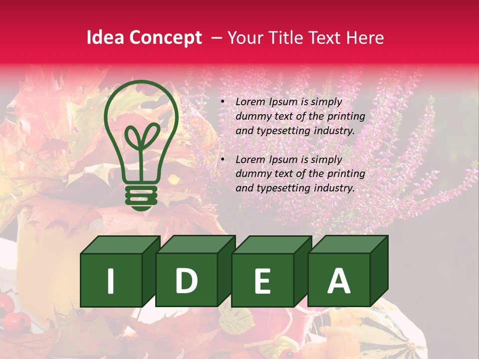 Garden Pot Growing PowerPoint Template