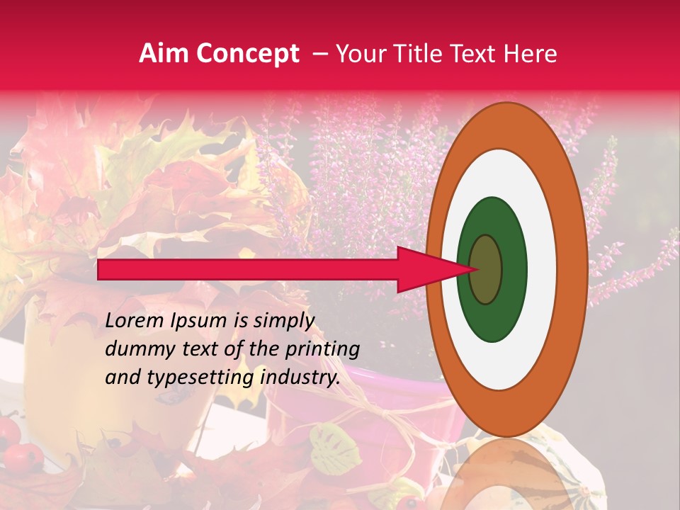 Garden Pot Growing PowerPoint Template