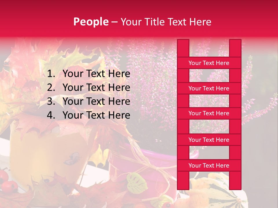 Garden Pot Growing PowerPoint Template