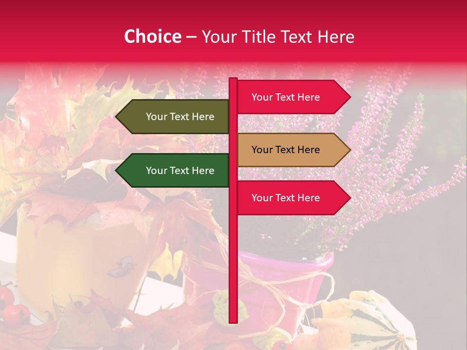 Garden Pot Growing PowerPoint Template