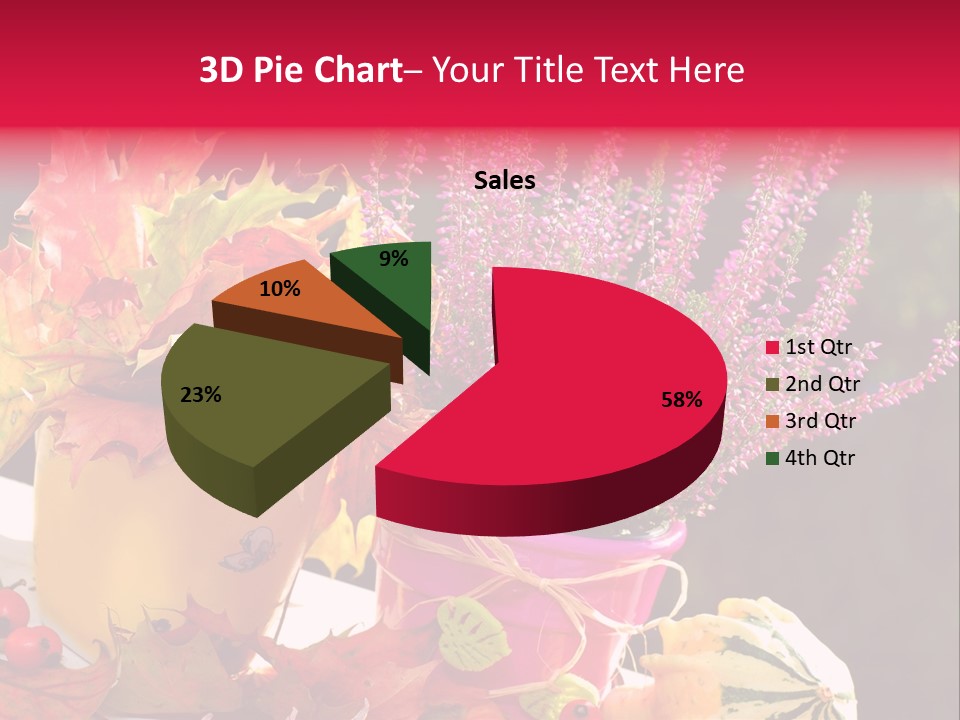Garden Pot Growing PowerPoint Template