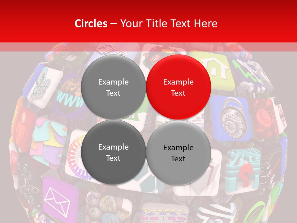 Mobile Several Smartphone PowerPoint Template