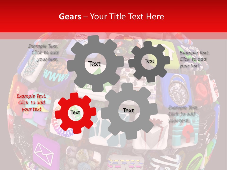 Mobile Several Smartphone PowerPoint Template