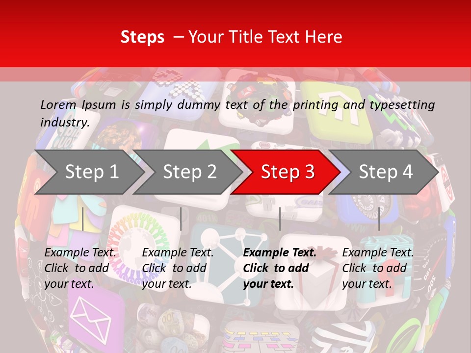 Mobile Several Smartphone PowerPoint Template