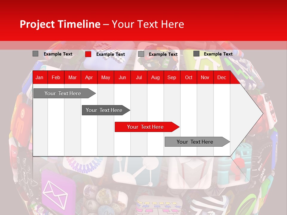 Mobile Several Smartphone PowerPoint Template