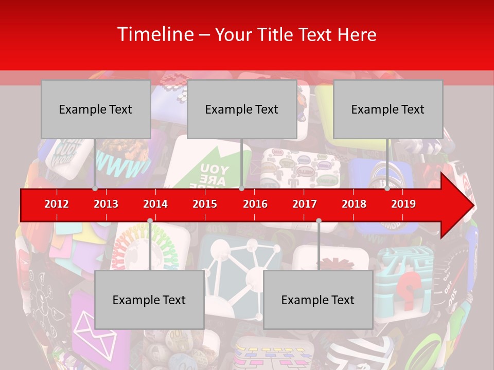 Mobile Several Smartphone PowerPoint Template
