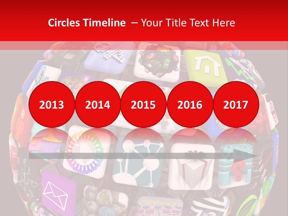 Mobile Several Smartphone PowerPoint Template