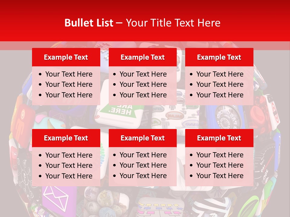 Mobile Several Smartphone PowerPoint Template