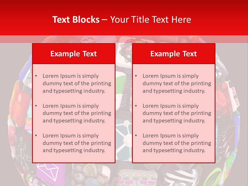 Mobile Several Smartphone PowerPoint Template