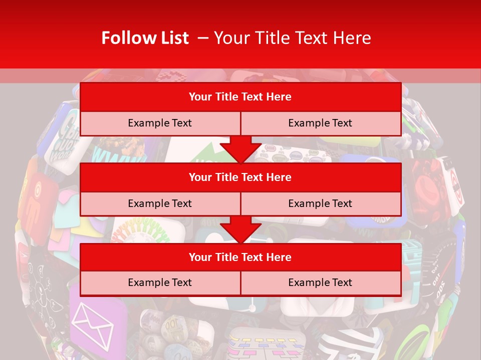 Mobile Several Smartphone PowerPoint Template