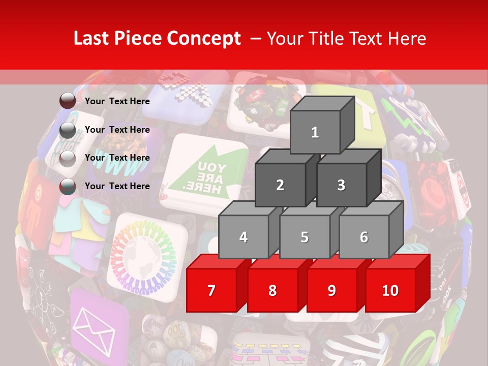 Mobile Several Smartphone PowerPoint Template