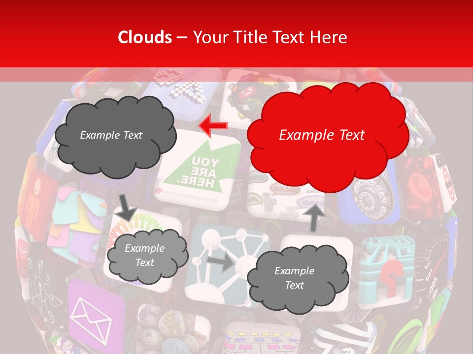 Mobile Several Smartphone PowerPoint Template