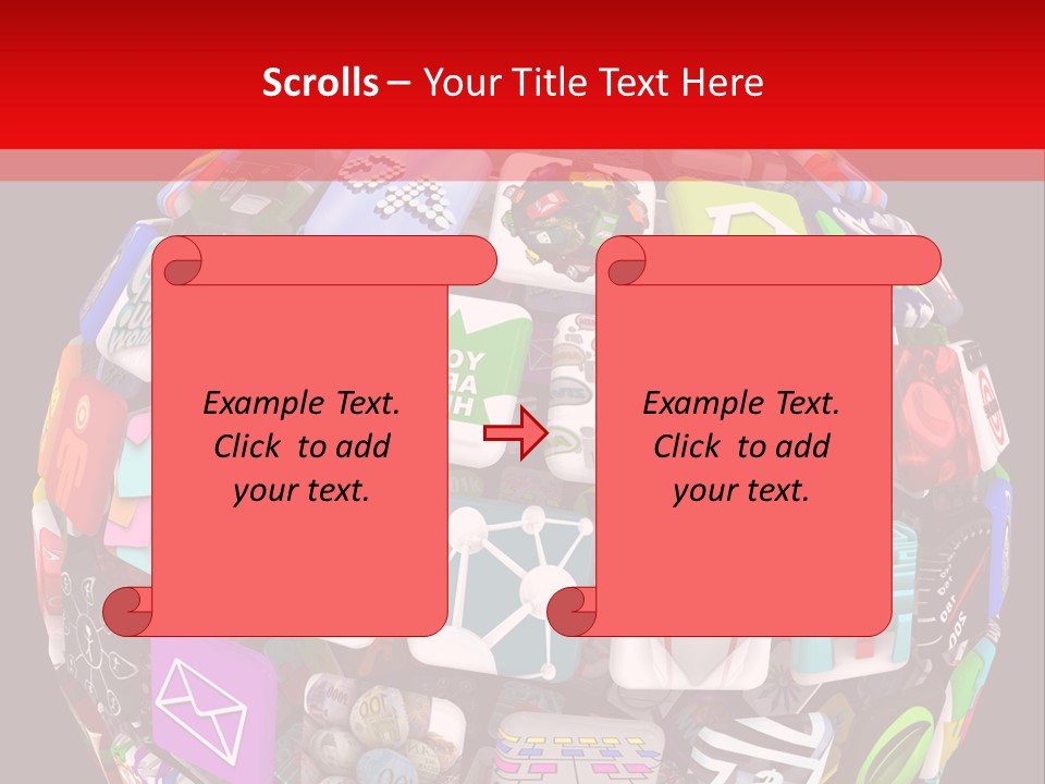Mobile Several Smartphone PowerPoint Template